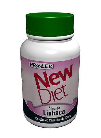 New Diet Óleo de Linhaça 45 cápsulas