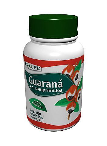 Guaraná em Comprimidos  100 Comprimidos